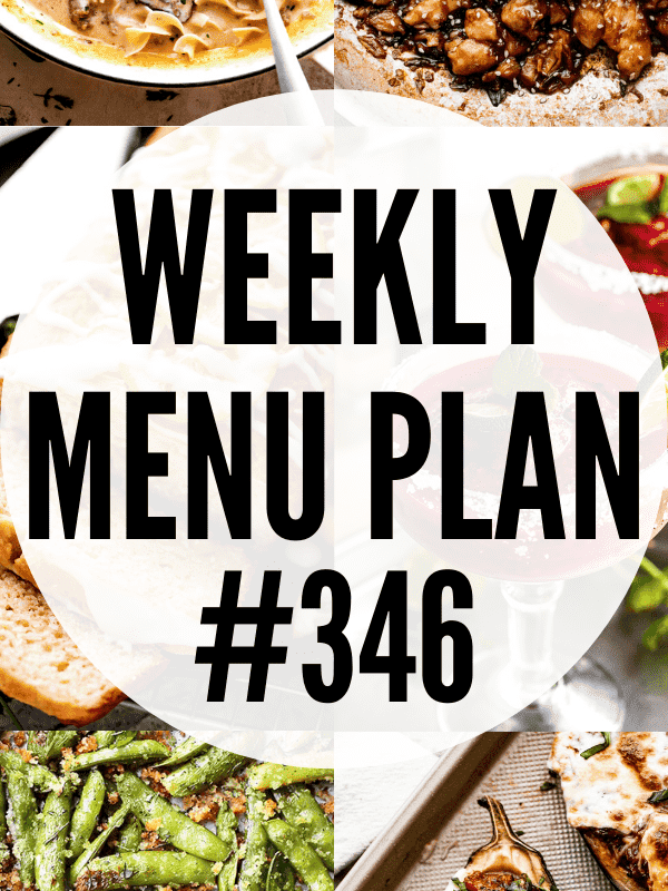 weekly menu plan 346 collage image