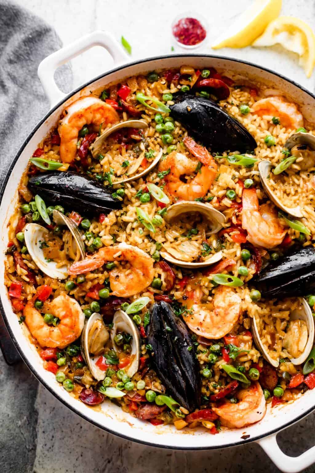 Seafood Paella Recipe | Diethood