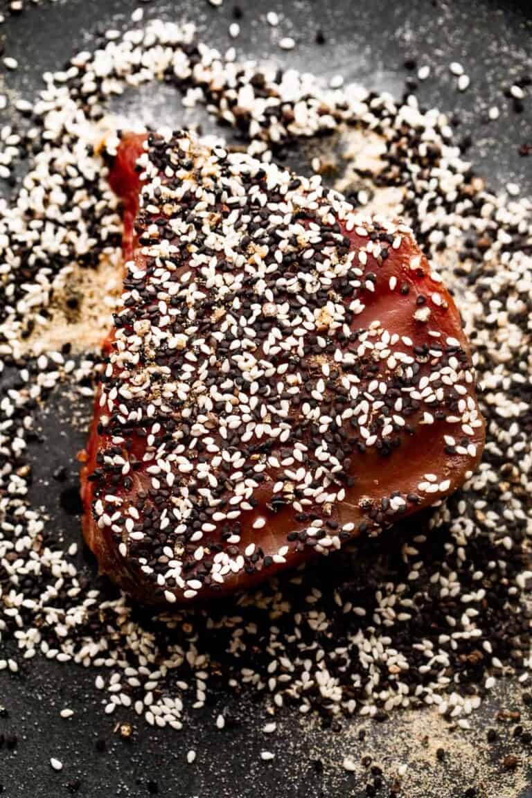 Sesame Crusted Tuna Steaks Recipe Diethood