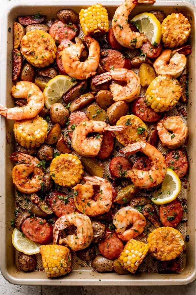 Sheet Pan Shrimp Boil | Diethood