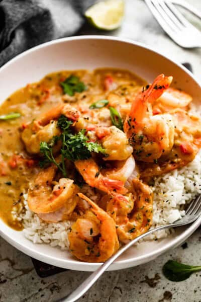 Easy Curried Prawns | Diethood