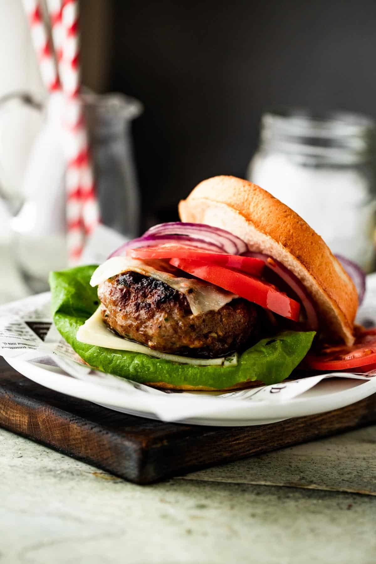 Moist and Juicy Grilled Turkey Burgers - House of Nash Eats