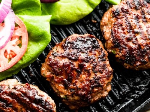 Best-Ever Grilled Turkey Burgers {Extra Juicy!}