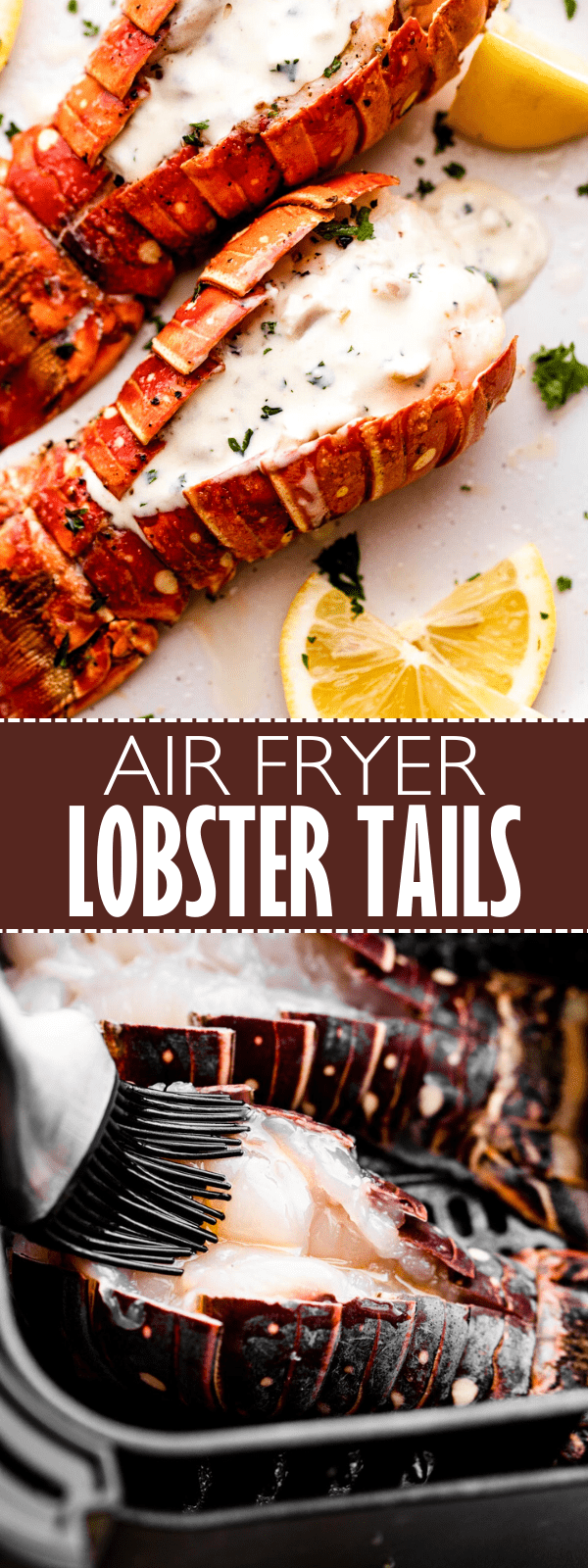 Air Fryer Lobster with Cream Sauce | Diethood