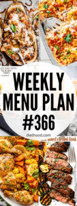 WEEKLY MENU PLAN (#366) collage hero image