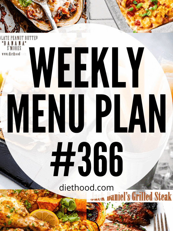 WEEKLY MENU PLAN (#366) collage hero image