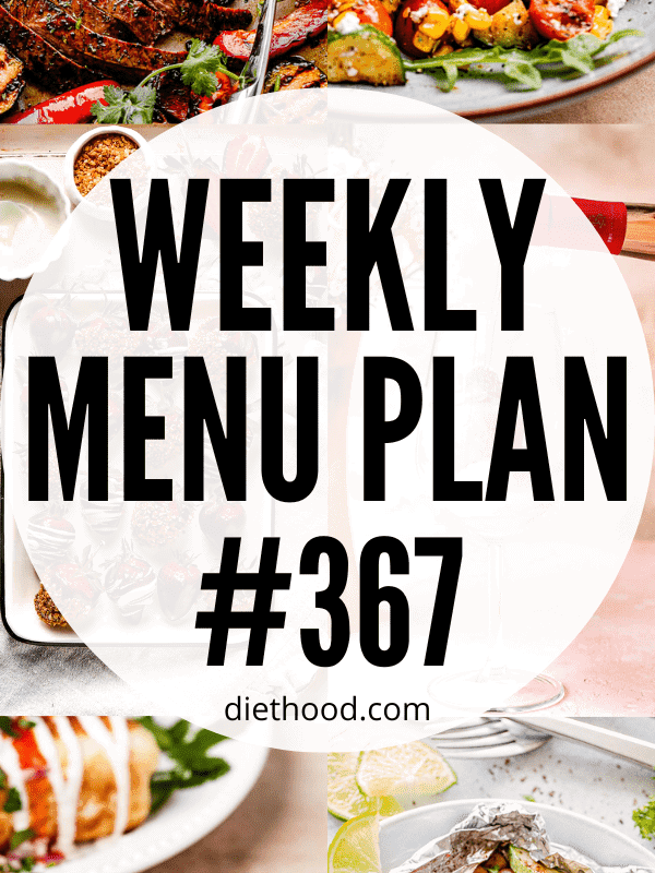 WEEKLY MENU PLAN (#367) collage hero image