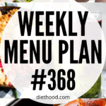 WEEKLY MENU PLAN (#368) collage hero image
