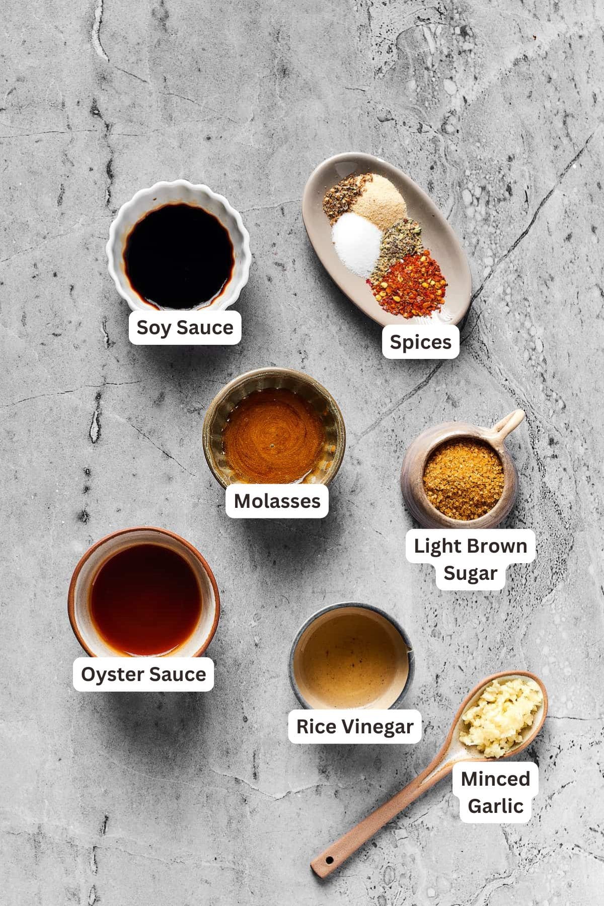 Ingredients for Pad See Ew.