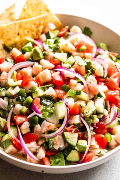 Easy Shrimp Ceviche | Diethood