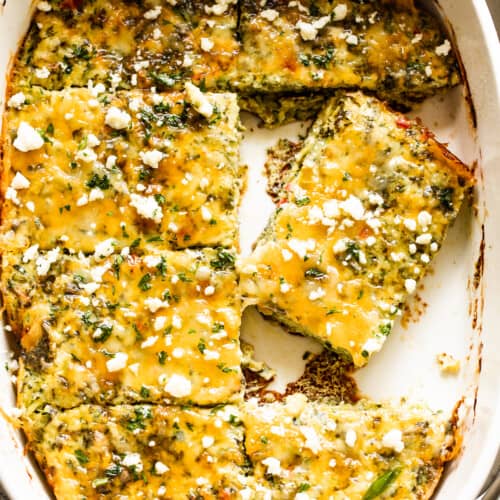 Zucchini Egg Bake Diethood