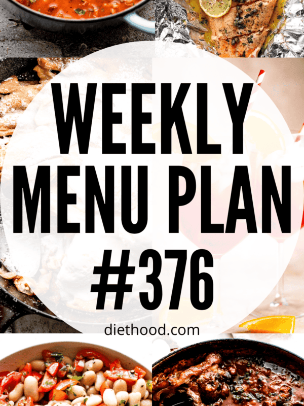 WEEKLY MENU PLAN (#376) collage hero image