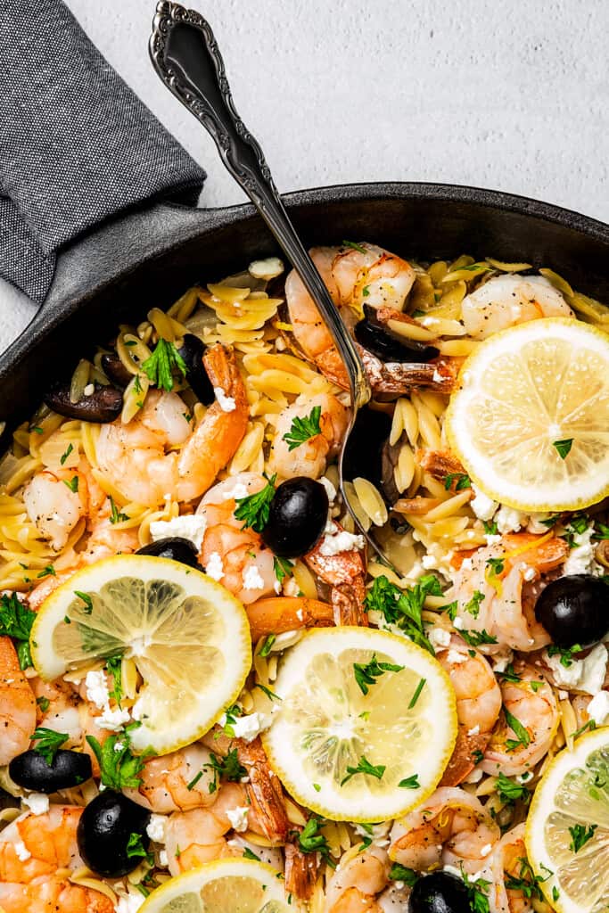 One Pot Shrimp With Orzo Diethood