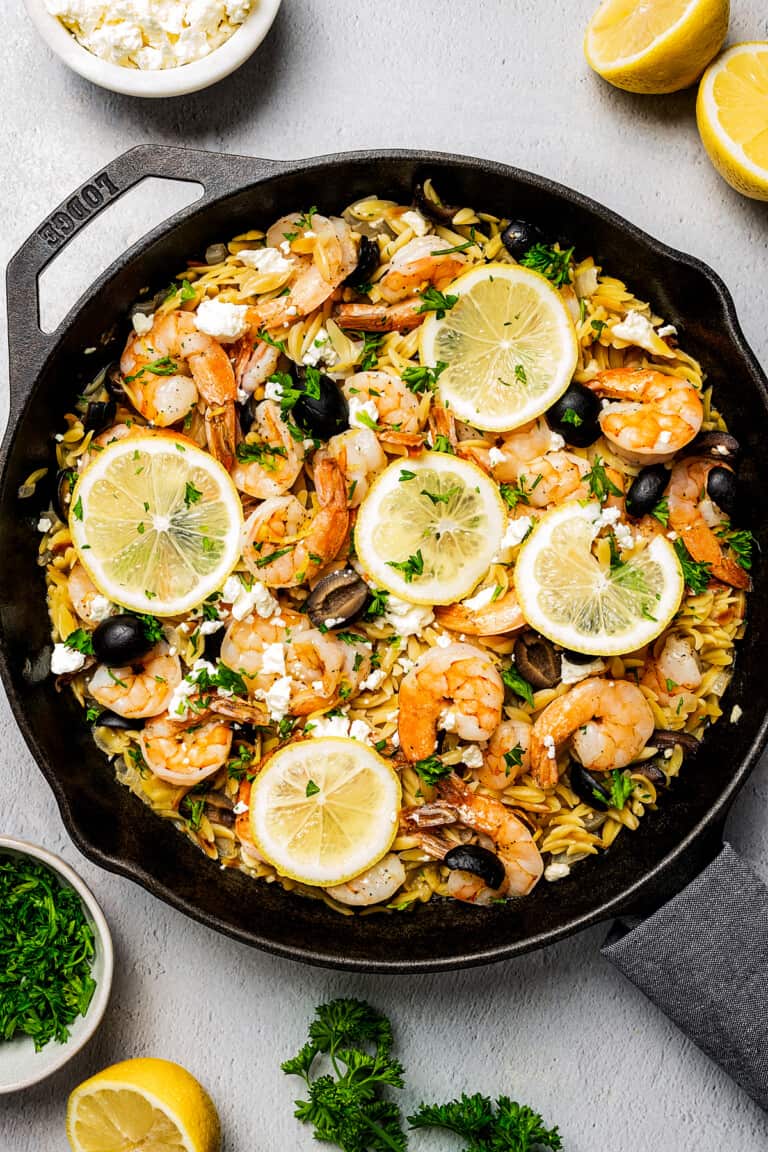 One Pot Shrimp With Orzo Diethood