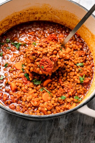 Lentil and Chorizo Soup | Diethood
