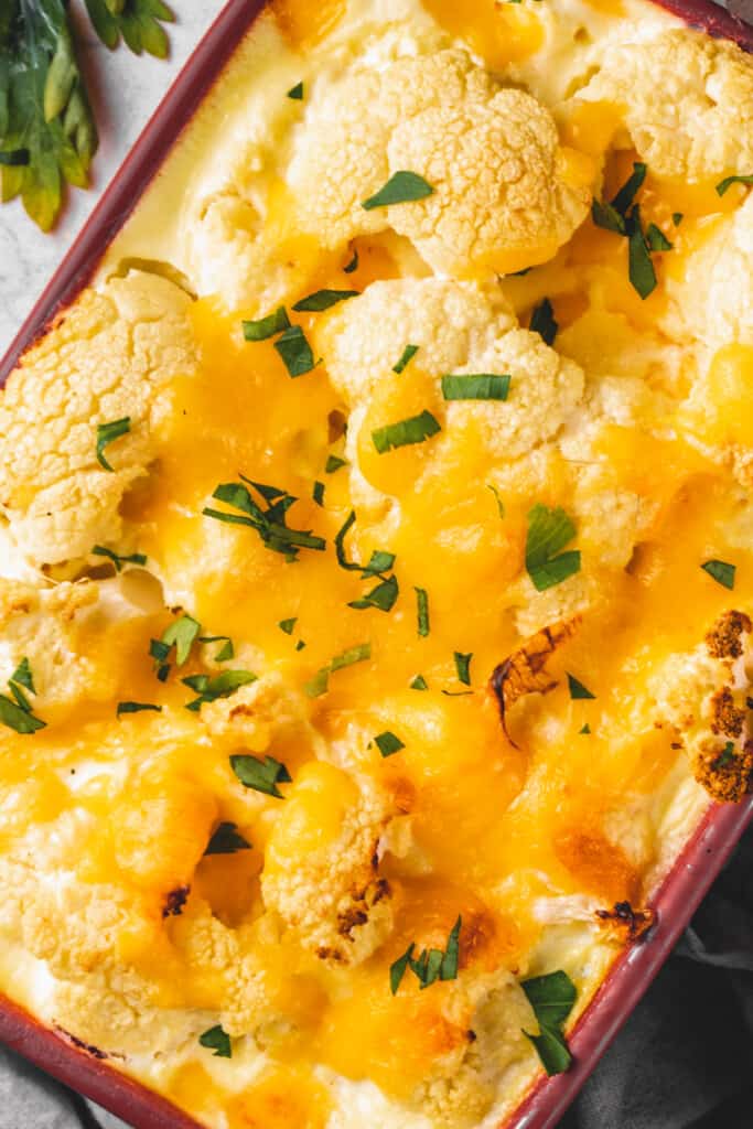 Cheesy Baked Cauliflower 