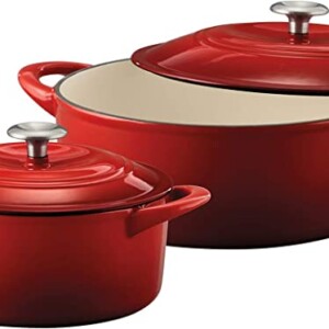 Enameled Cast Iron Covered Dutch Oven Combo