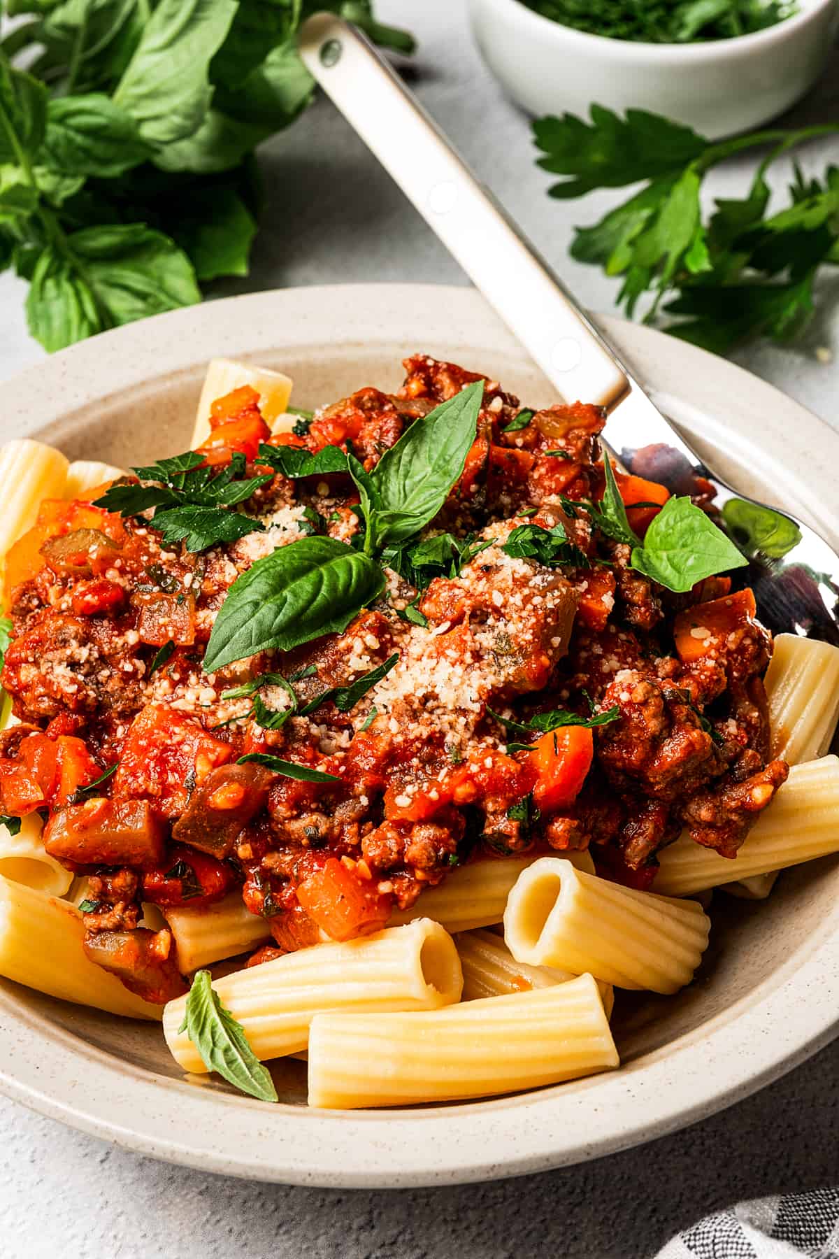 Rigatoni Bolognese