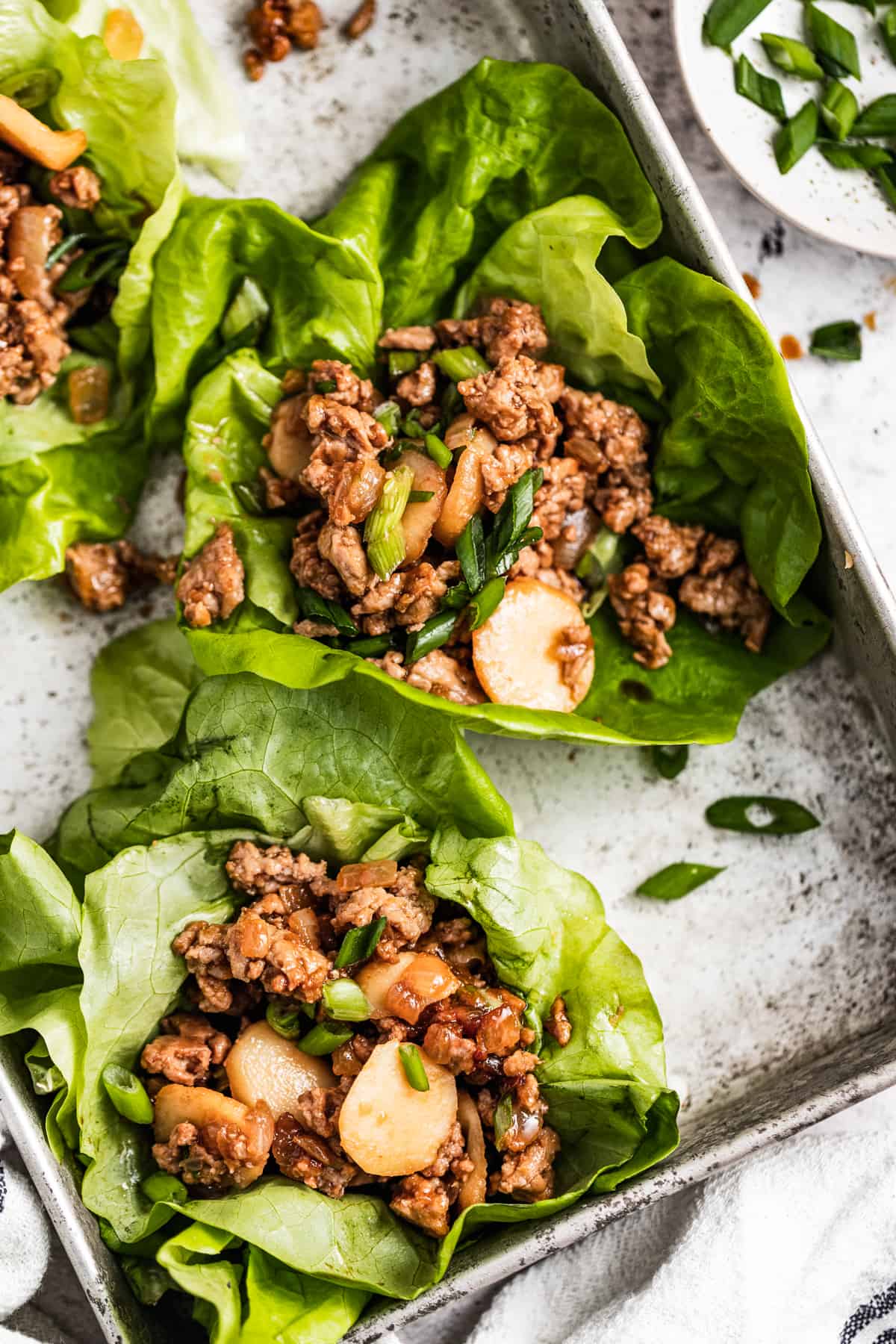 Asian Chicken Salad Lettuce Wraps