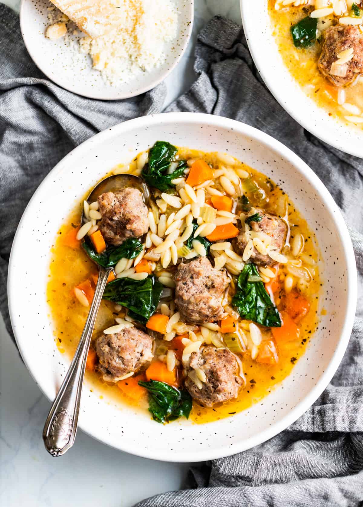 Delicious Italian Wedding Soup - Return to the Kitchen - Soup Salad & Sauce