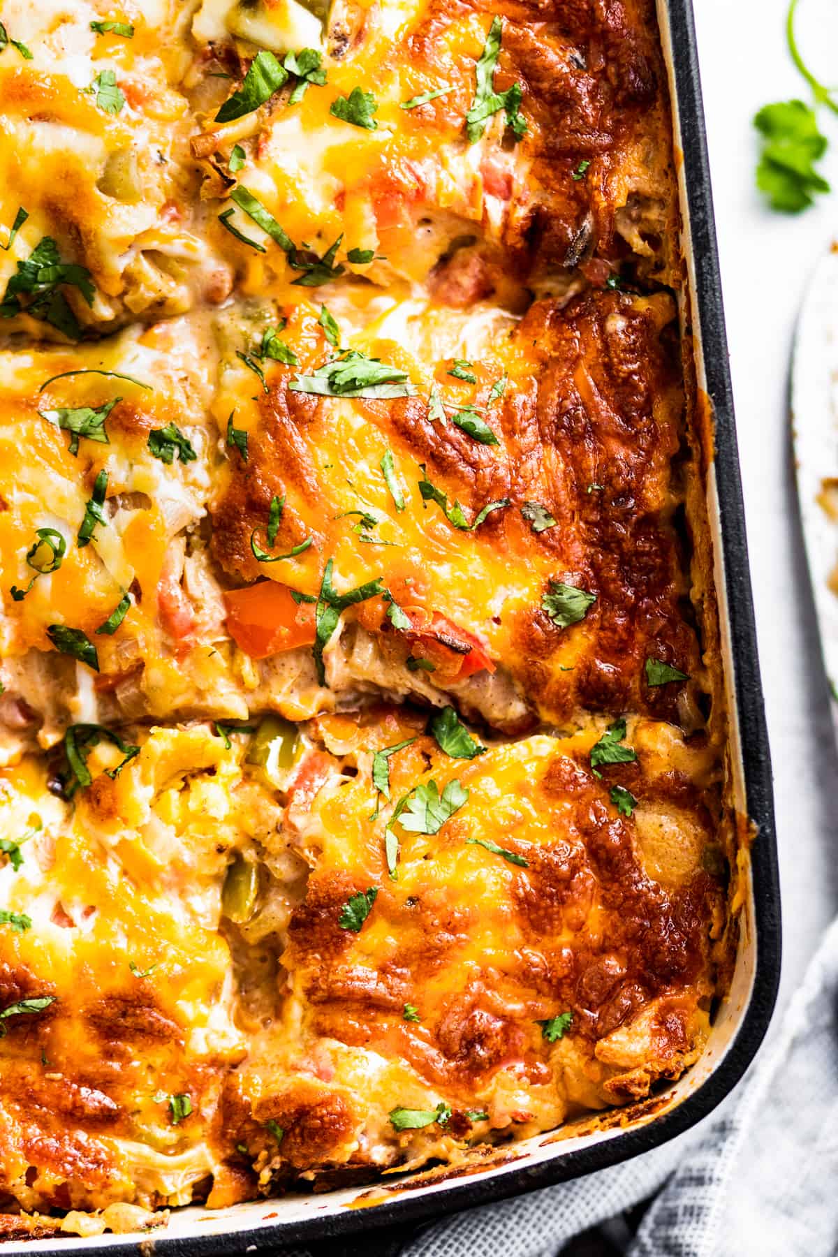 Pulled Pork King Ranch Casserole - Plain Chicken