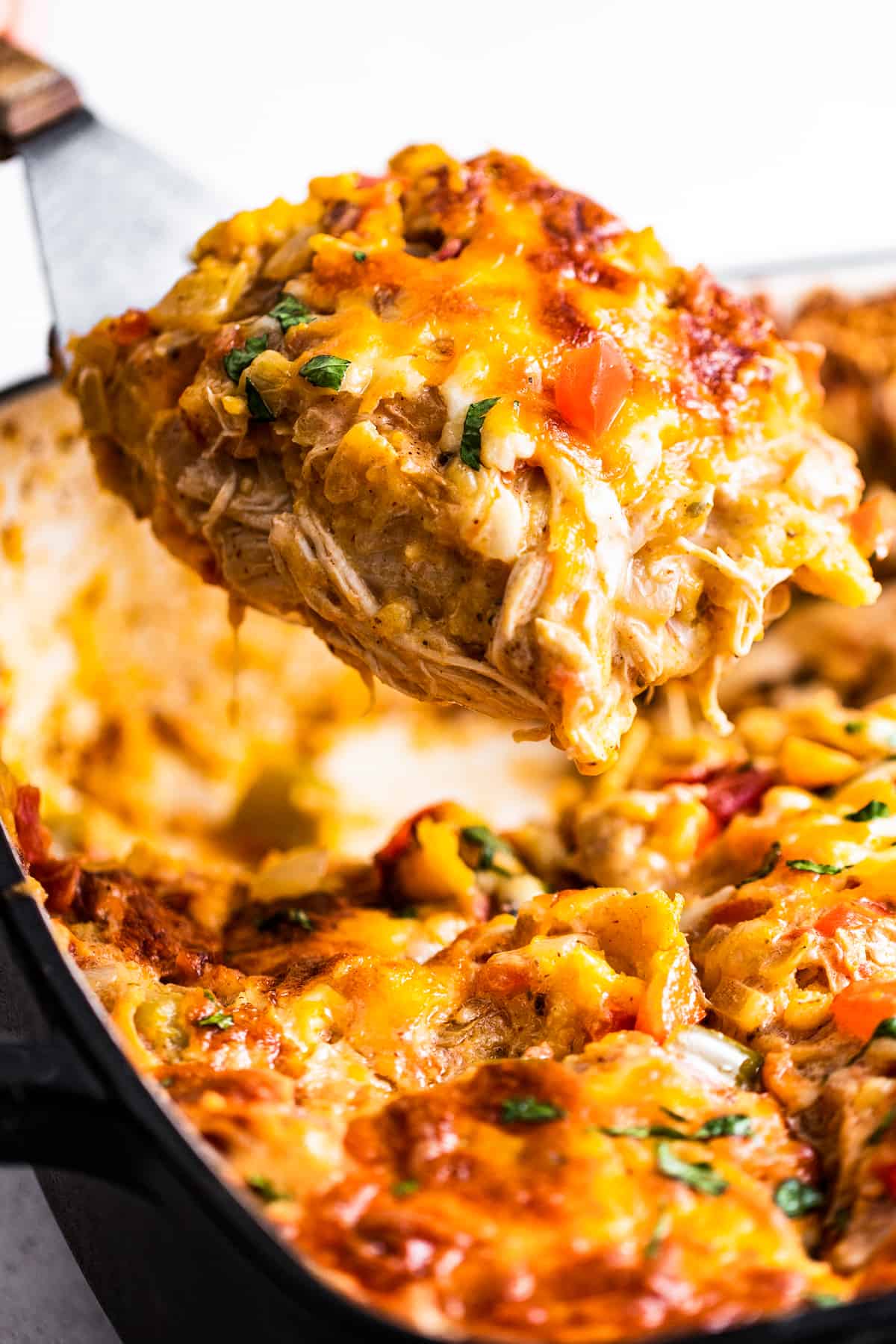 Pulled Pork King Ranch Casserole - Spicy Southern Kitchen