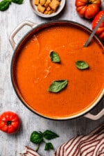 Creamy Tomato Bisque | Diethood