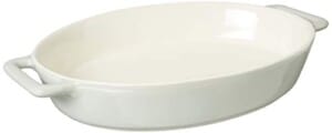 LE REGALO Stoneware Oval Baking Dish