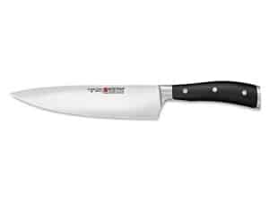 WÜSTHOF CLASSIC IKON 8 Inch Chef’s Knife | Full-Tang Half Bolster 8" Cook’s Knife | Precision Forged High-Carbon Stainless Steel German Made Chef’s Knife – Model