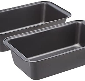 AmazonBasics Nonstick Carbon Steel Bread Pan - 9.5" x 5"