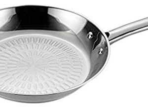 T-fal E76007 Performa Stainless Steel Dishwasher Safe Oven Safe Fry Pan Saute Pan Cookware