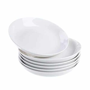 Cutiset 8 Inch Porcelain Salad/Pasta/Fruit Plates