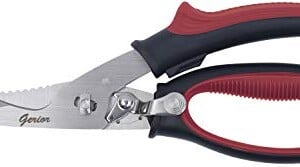 Gerior Spring Loaded Poultry Shears - Heavy Duty Kitchen Scissors for Cutting Chicken