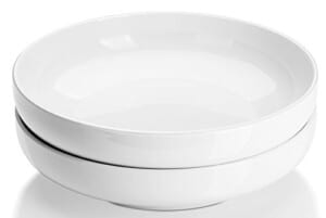 DOWAN 10 Inches/2 Quarts Porcelain Pasta/Salad Serving Bowls- Set of 2