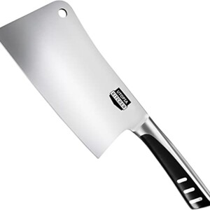 Utopia Kitchen 7 Inches Cleaver Knife Chopper Butcher Knife Stainless Steel for Home Kitchen and Restaurant