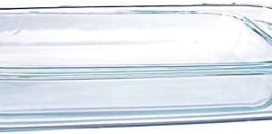 Pyrex 1107101 Basics Clear Oblong Glass Baking Dishes