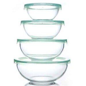 Luvan Glass Salad Bowls