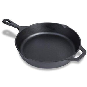 Pre-Seasoned Cast Iron Skillet 12.5 Inch by Fresh Australian Kitchen. Oven Safe Cookware