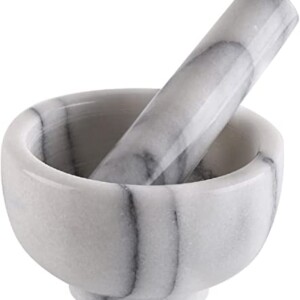 Greenco Marble Mortar and Pestle