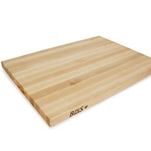 John Boos Block R02 Maple Wood Edge Grain Reversible Cutting Board