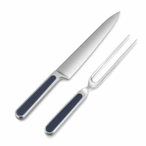 Universal Expert Carving Knife and Fork Set 2-Piece Cutlery Sets，BBQ Knives