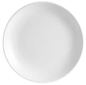 CAC China COP-16 Coupe 10-Inch Super White Porcelain Plate