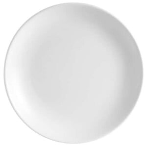 CAC China COP-16 Coupe 10-Inch Super White Porcelain Plate