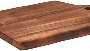 Rachael Ray Pantryware Wood Cutting Board With Handle/ Wood Serving Board With Handle - 14 Inch x 11 Inch