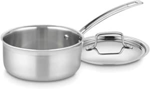 Cuisinart MCP19-16N MultiClad Pro Stainless Steel 1-1/2-Quart Saucepan with Cover