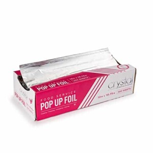 Crystal by crystalware FPU12102400B Premium Aluminum Foil Pop Up Sheets