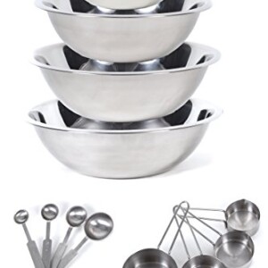 CucinaPrime Stainless Steel Mixing Set Mixing Bowls (1.5