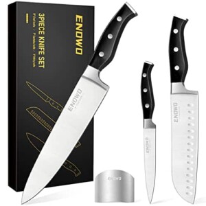 enowo Chef Knife Ultra Sharp Kitchen Knife Set 3 PCS