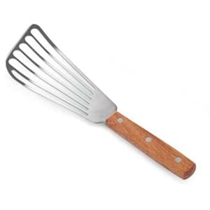 New Star Foodservice 43068 Wood Handle Fish Spatula