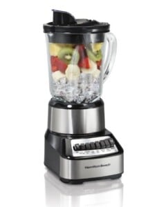 Hamilton Beach Wave Crusher Blender with 40oz Glass Jar and 14 Functions for Puree